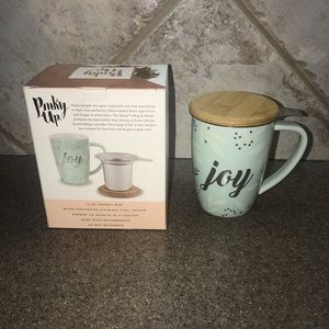 🆕 PinkyUp Bailey Ceramic Mug & Tea Infuser